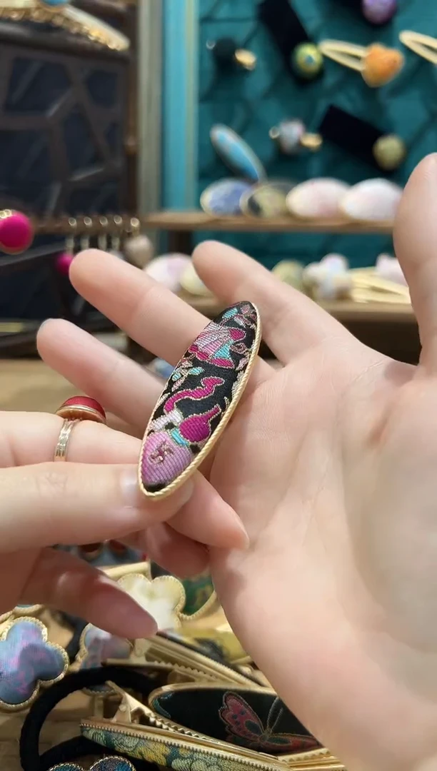 【闪购商品】【孤品车2.15】黑彩杂宝大柳叶鸭嘴夹