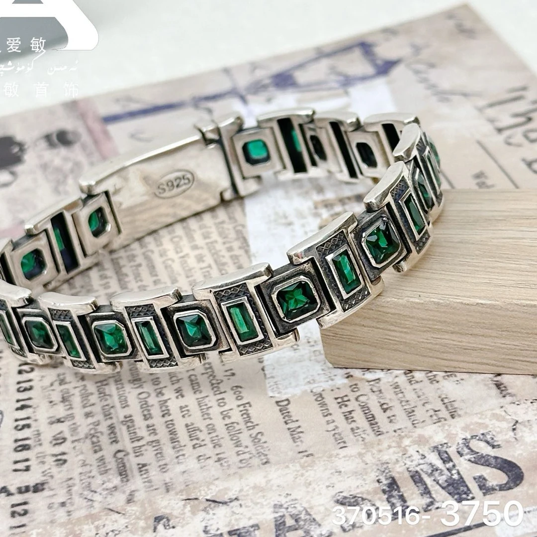 925银仿珍珠手链 爱敏首饰银手链370516