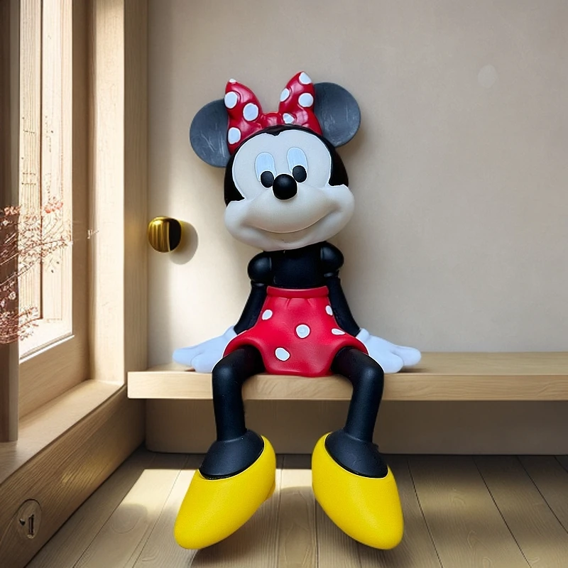 创意坐姿米奇米妮摆件客厅入户玄关桌面家居礼物电视柜酒柜装饰品