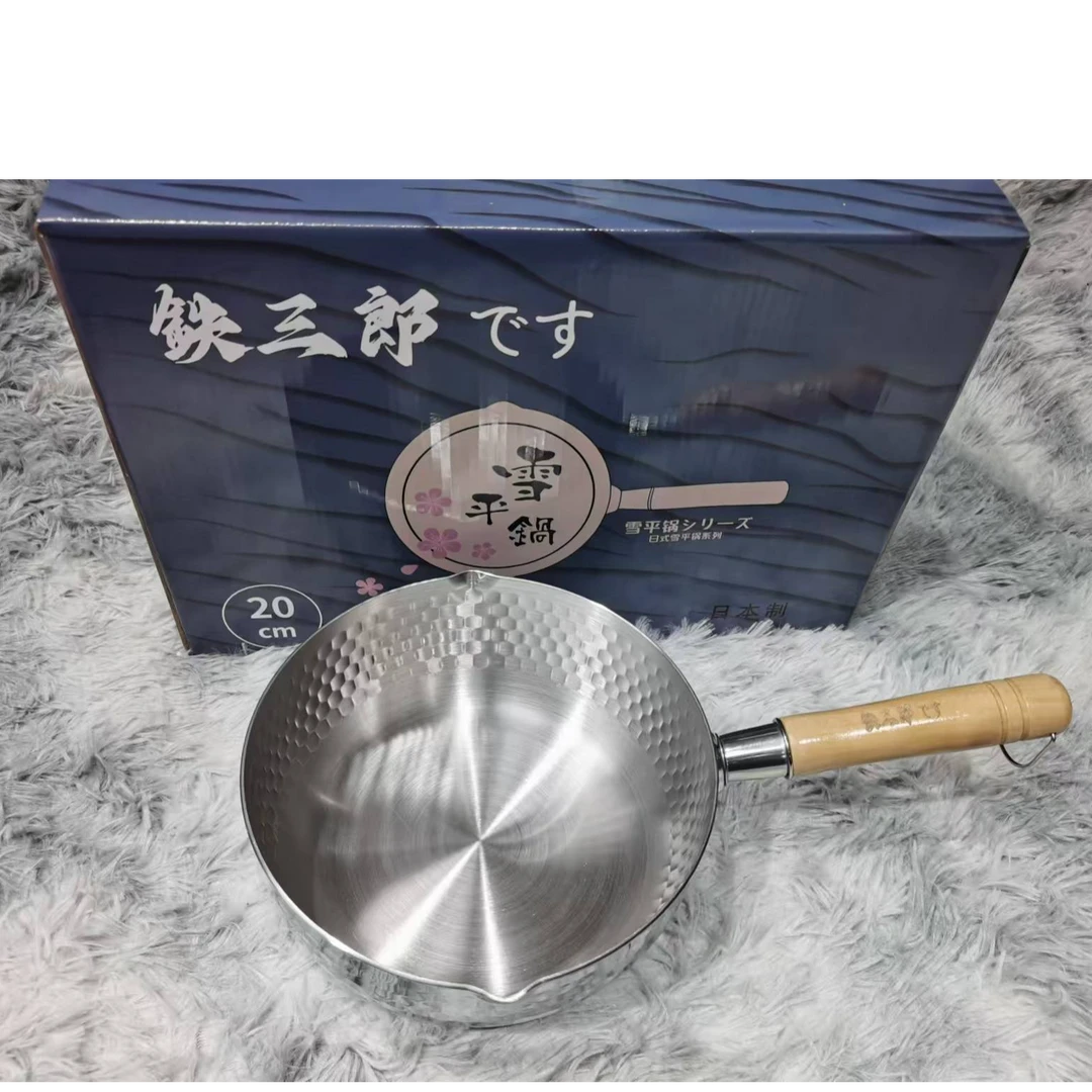 日本五大厨具品牌铁三郎雪平锅(胖瓷专属瓷片)