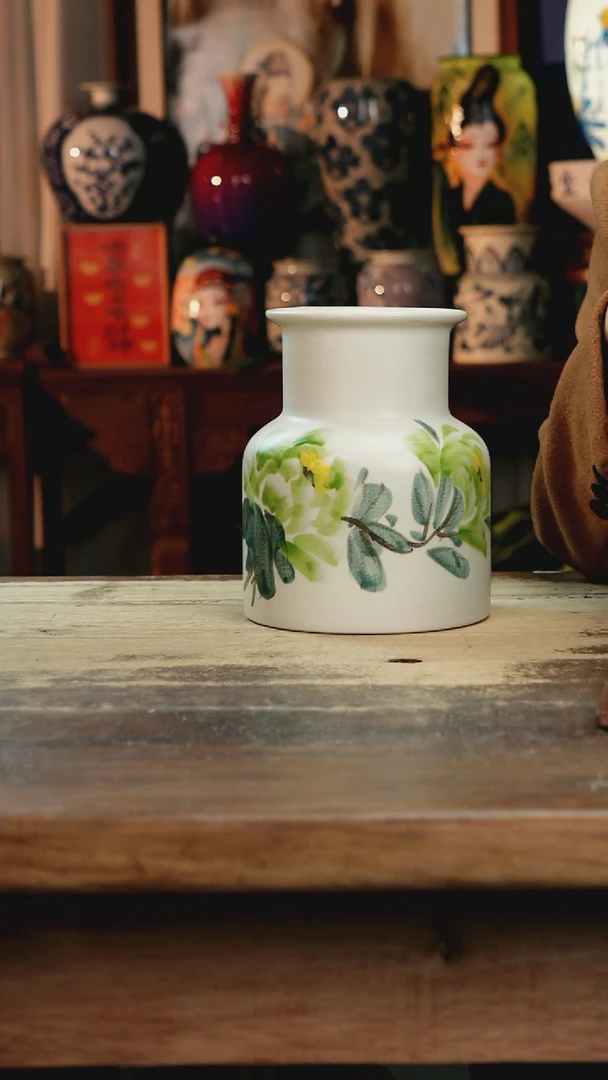 【闪购商品】瓷片景德镇纯手工釉下彩精品花瓶