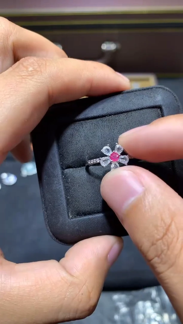 未镶嵌戒指红宝石K121【多样性发其一】