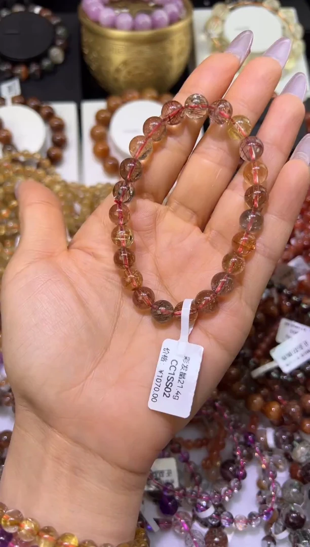 手串锂辉石未镶嵌铜顺发8mm+