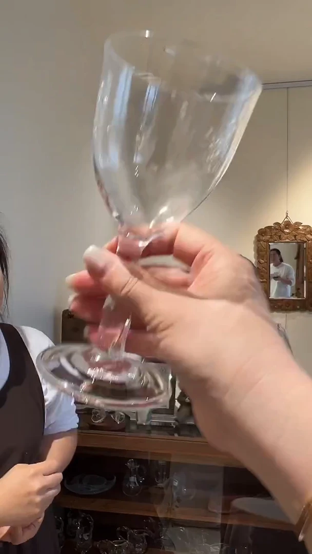 茶道摆件0000手工高脚杯8036