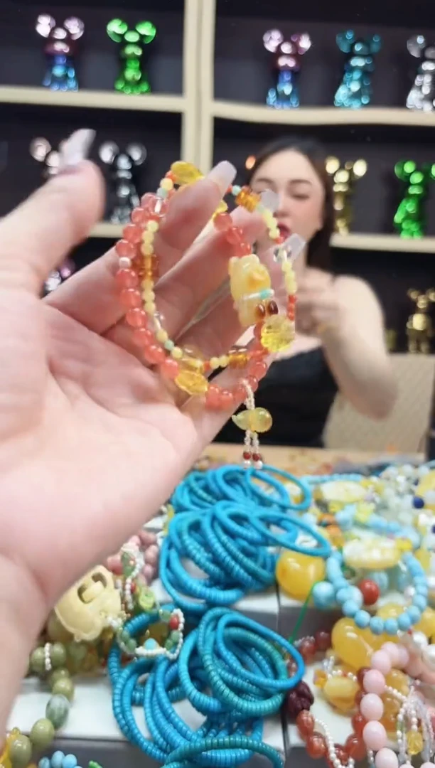 手链琥珀未镶嵌多样性发货一一一