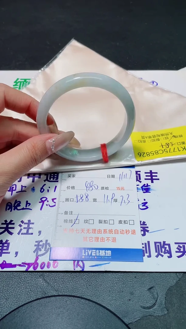 未镶嵌手镯翡翠58+/85826