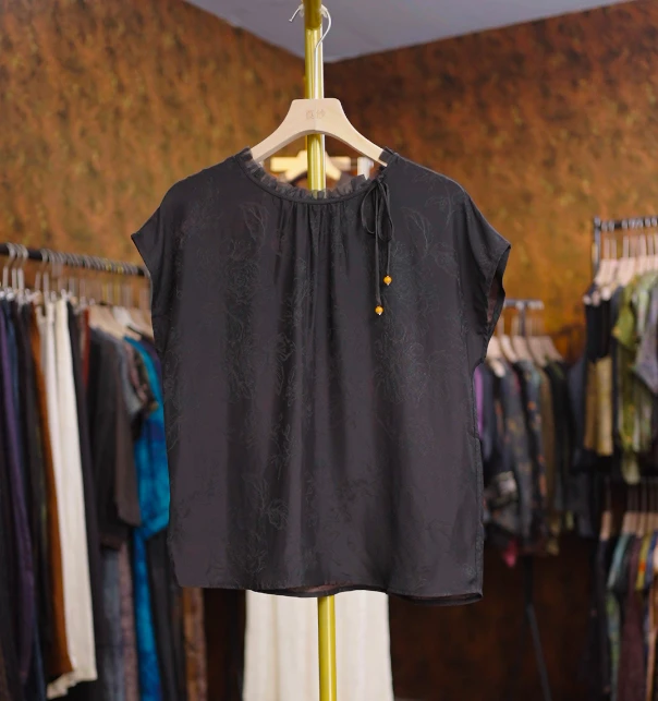 【玄莨】新中式国风复古气质百搭双面穿上衣小衫女289