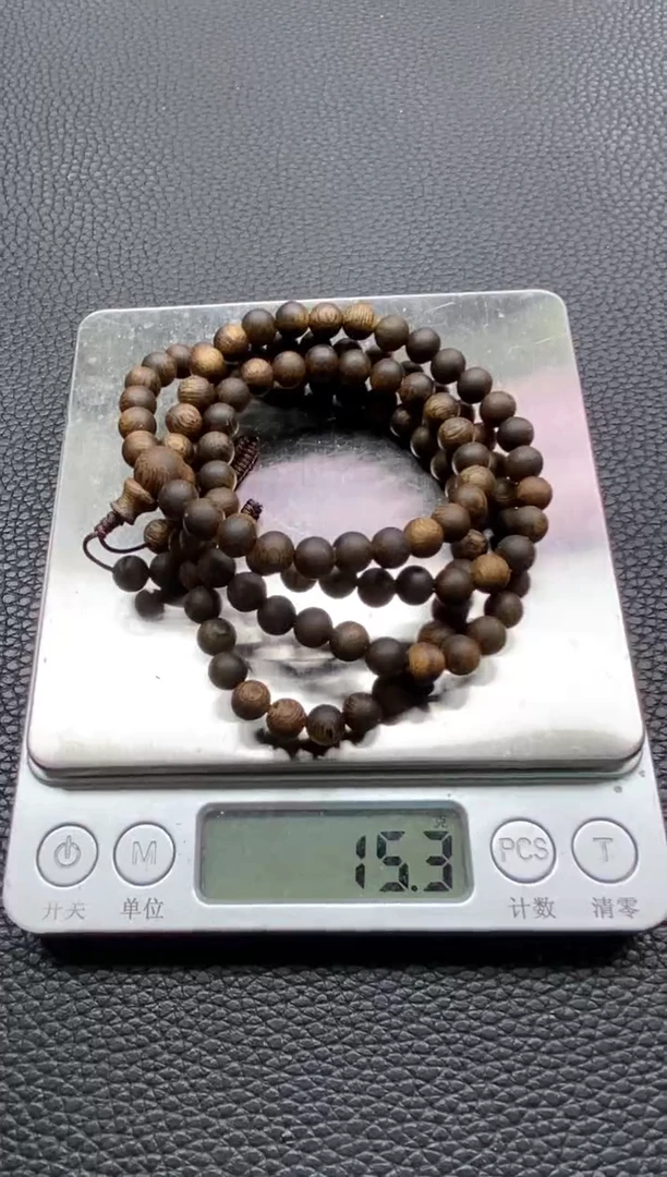 手串沉香海南莺歌绿奇楠6mm