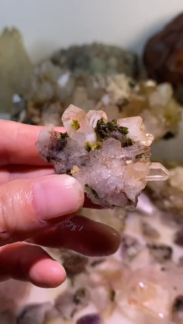 未镶嵌珠宝半成品水晶32号四川美姑超七花园水晶