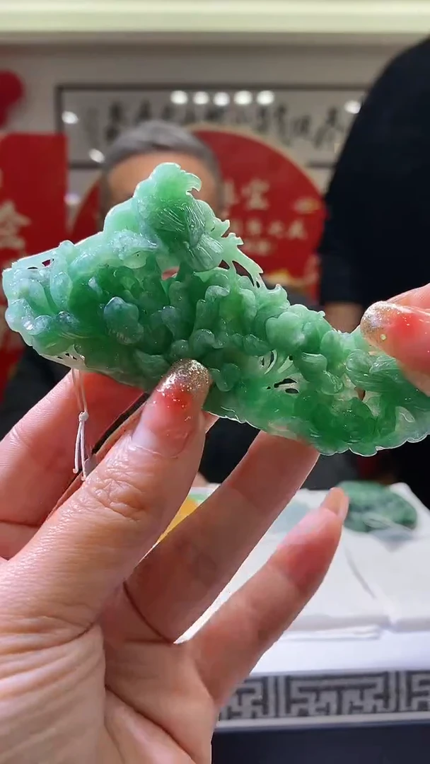 【闪购商品】定制翡翠未镶嵌18/0121/W/花