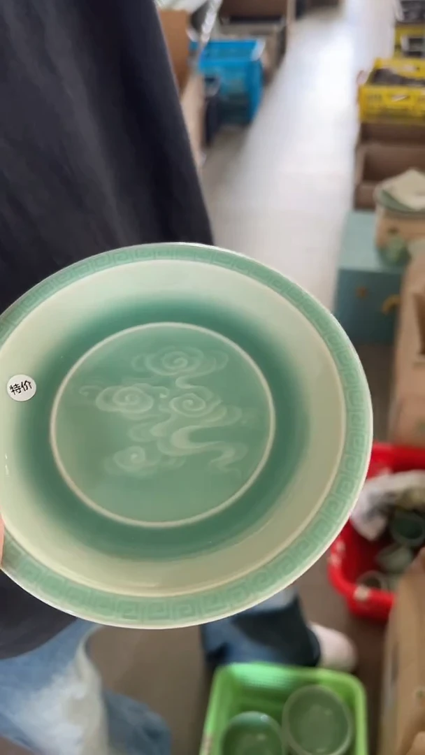 龙泉云间青瓷小米茶器
