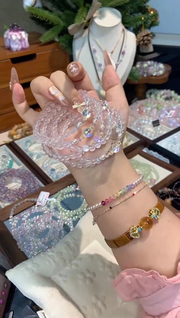 未镶嵌手链水晶孤品捡漏均匀瑕疵介意勿拍