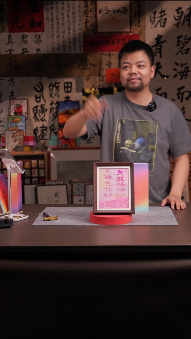 国画上*楼494-8寸 流沙 手写-钱包