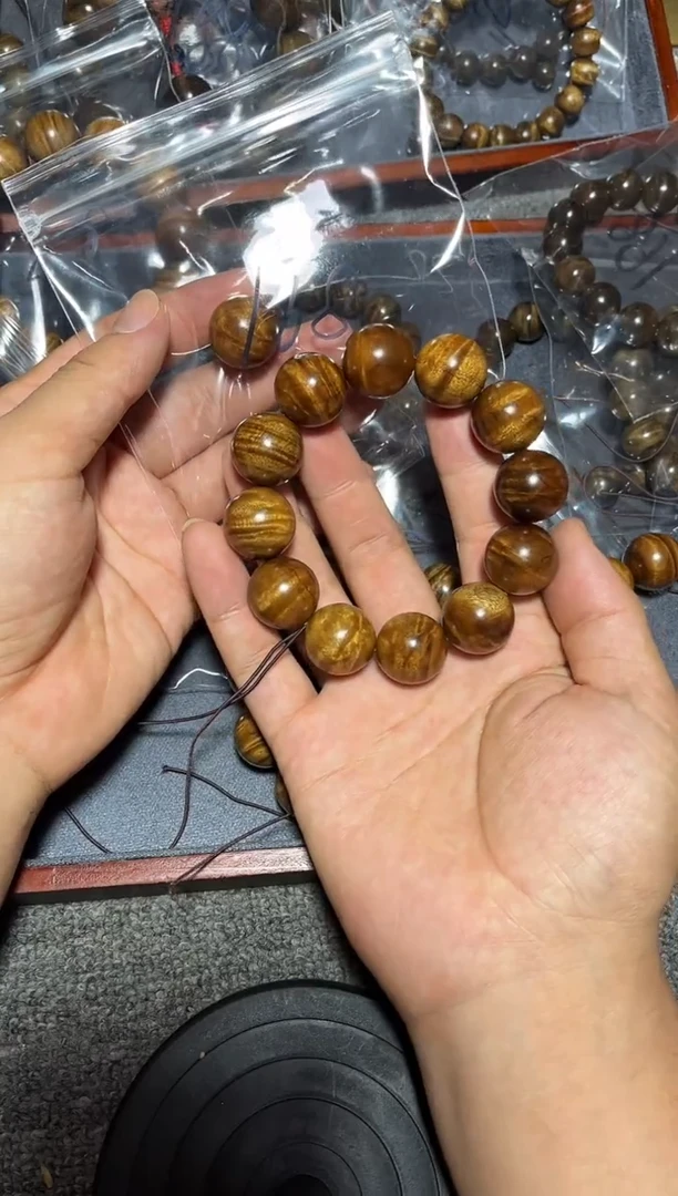 金丝楠手串/手链薄**士2.0药香老料花纹款168