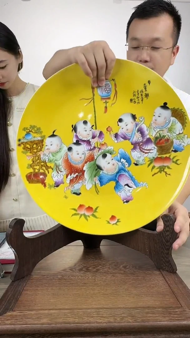 摆件景德镇陶瓷手工手绘
