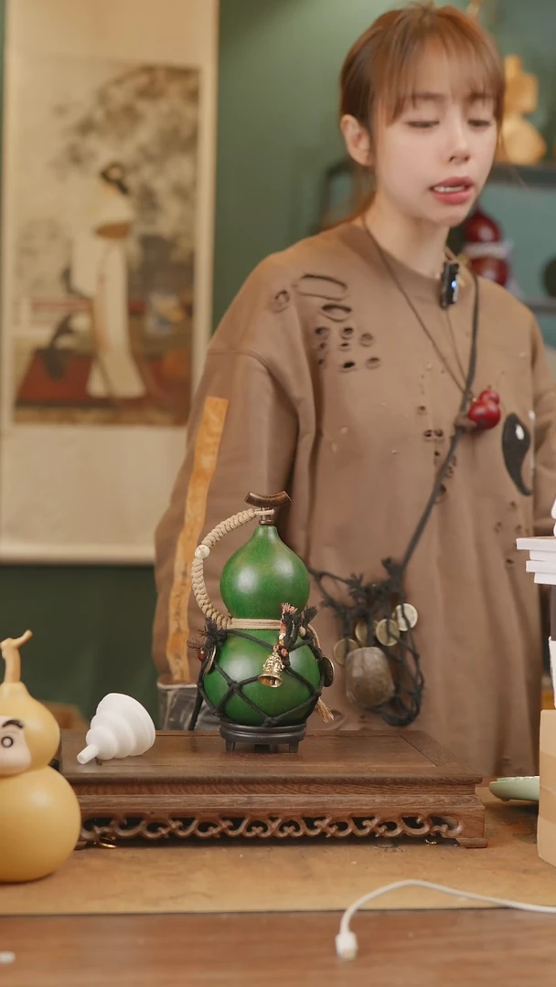 【闪购商品】182号精品天然大漆工艺防渗内胆酒葫芦~