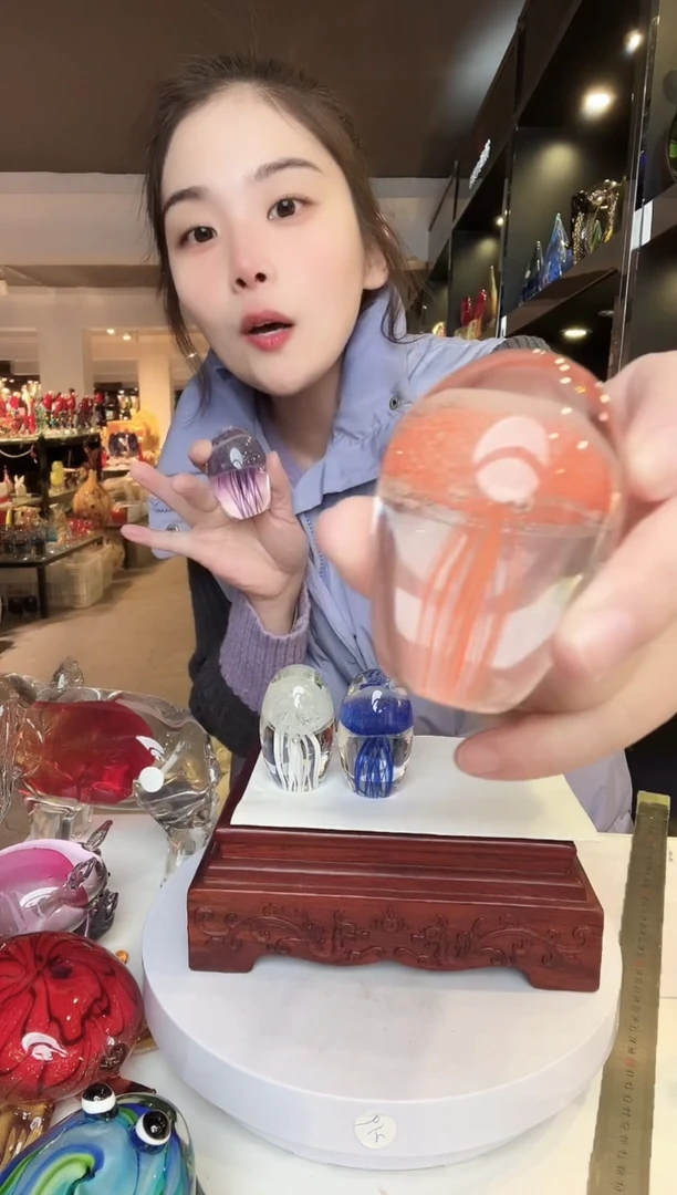 【闪购商品】茶盏琉璃摆件家居摆件