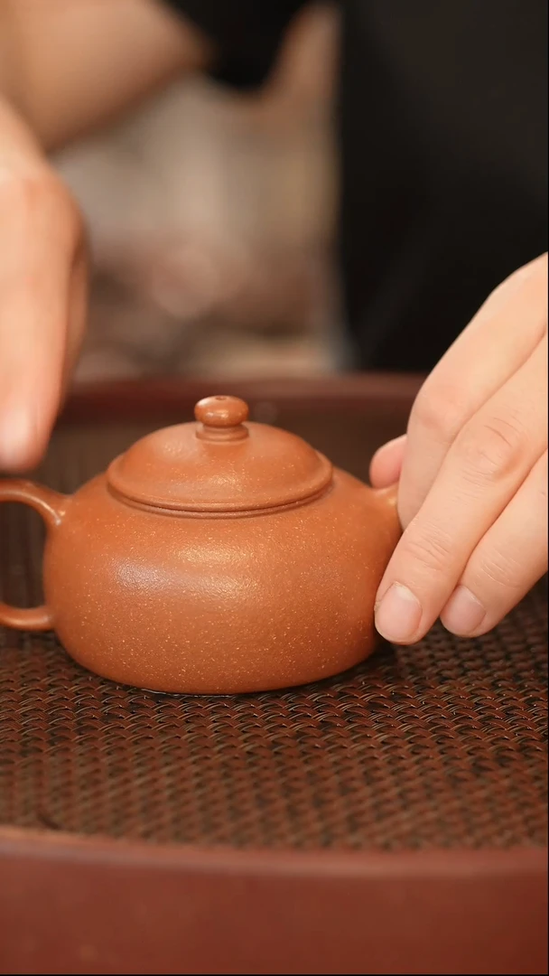茶壶紫砂原矿手工紫砂壶160cc