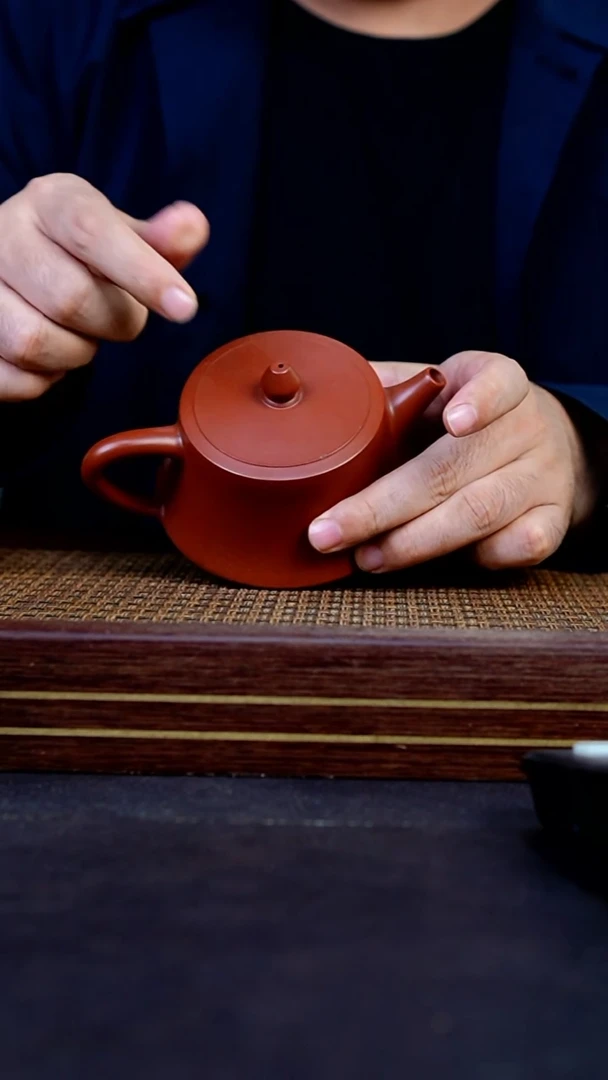 茶壶紫砂朱泥大柱础 微瑕不退换