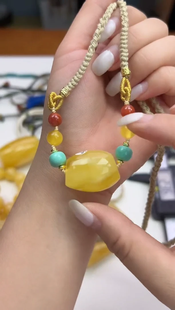 裸石蜜蜡未镶嵌天然琥珀蜜蜡