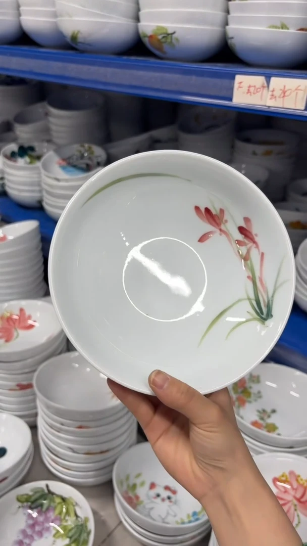 景德镇高温瓷食品级釉中彩-大胖碗