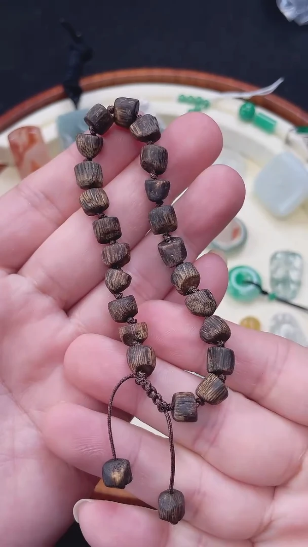 手串沉香7号沉水级沉香手串/杜