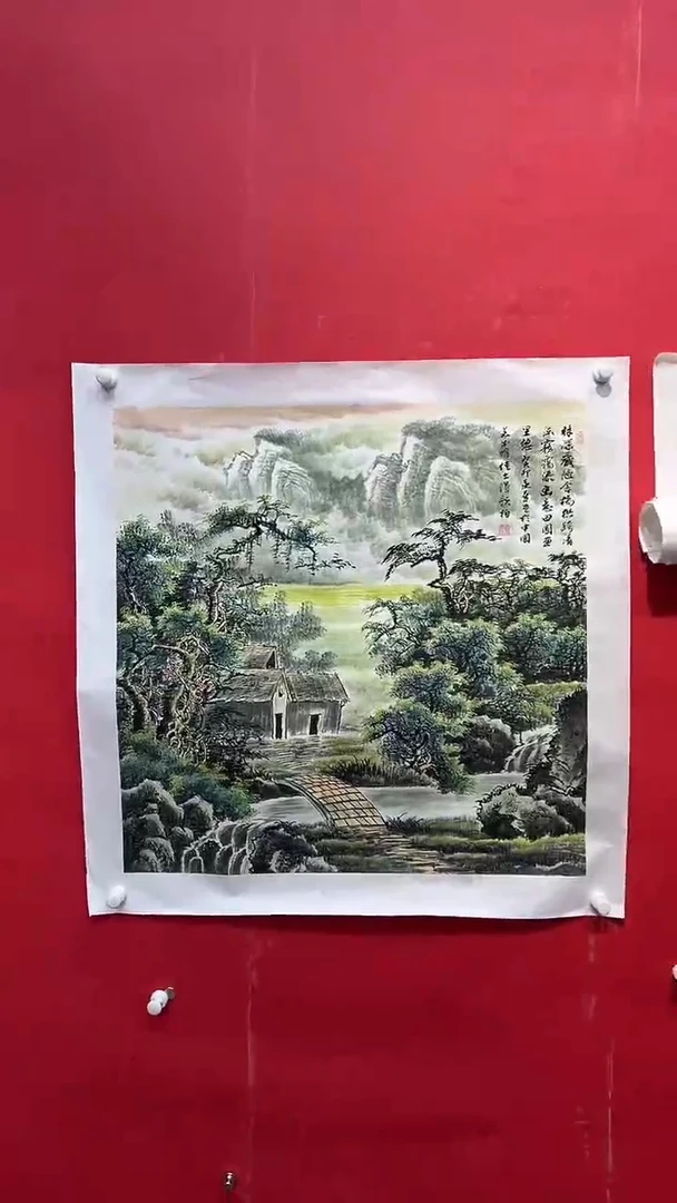 国画画家陆远华纯手绘原作