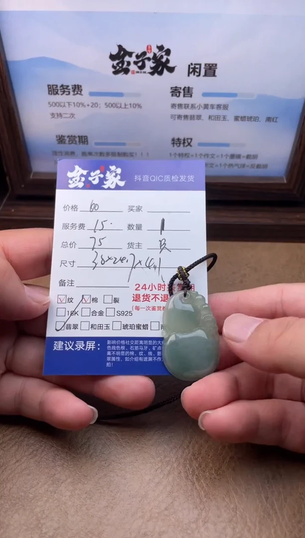 翡翠未镶嵌颈饰535060532E