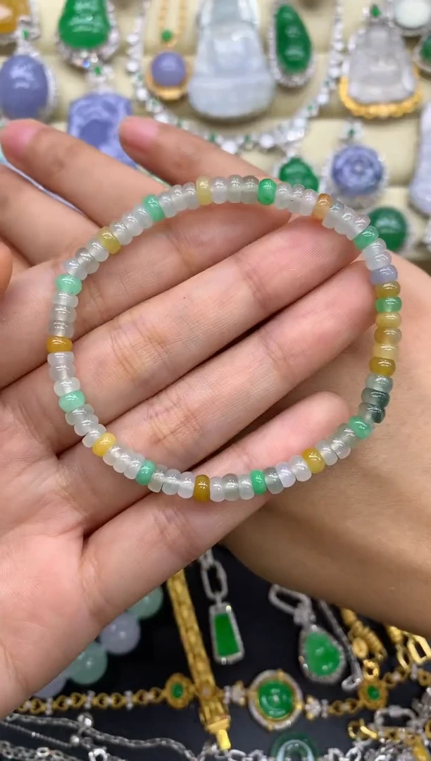 未镶嵌手串翡翠218-中国好珍宝