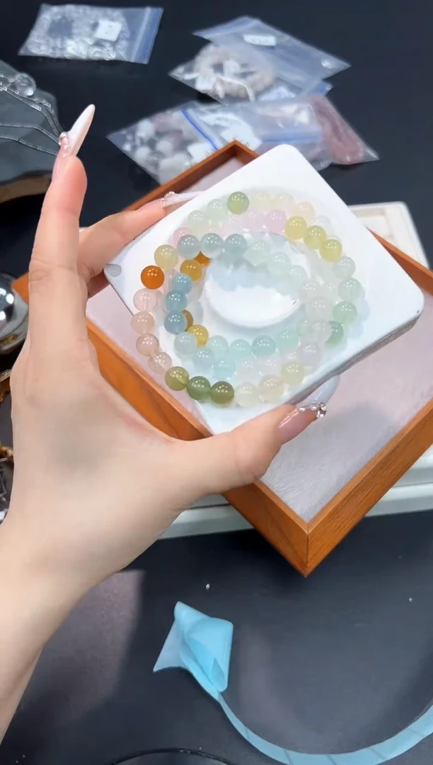 水晶手串未镶嵌14e多样性发其一【1条】默认微瑕