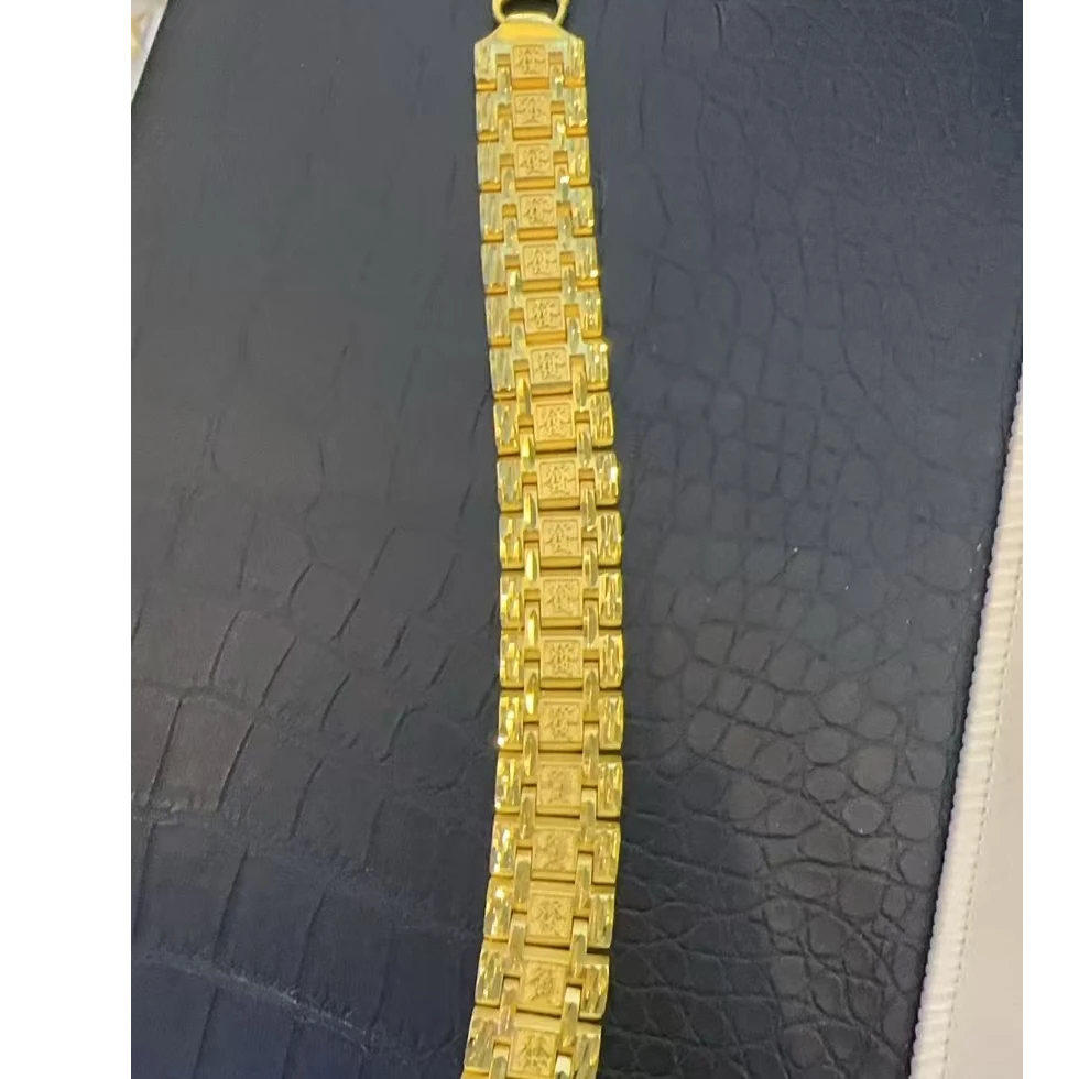 手链 D164【私人定制】时尚百搭发字坦克链手牌