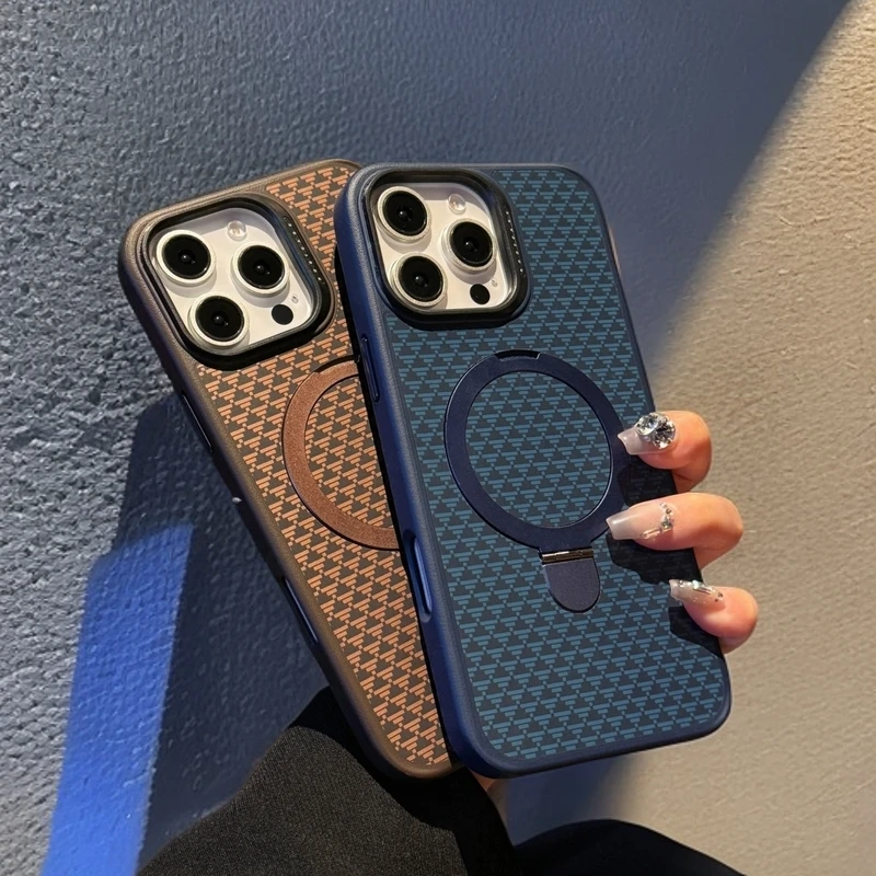 肤感磁吸支架16promax适用苹果15pro手机壳14pro全包iphone13pro