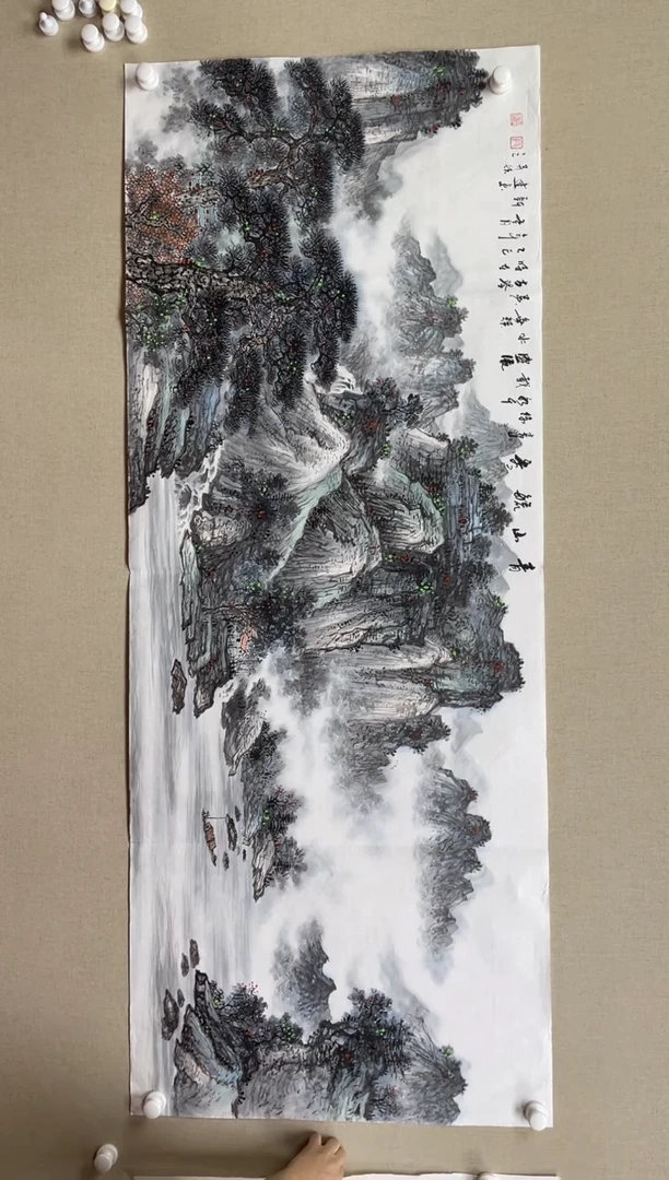国画180*68 殷新建殷新建殷新建殷新建殷新建