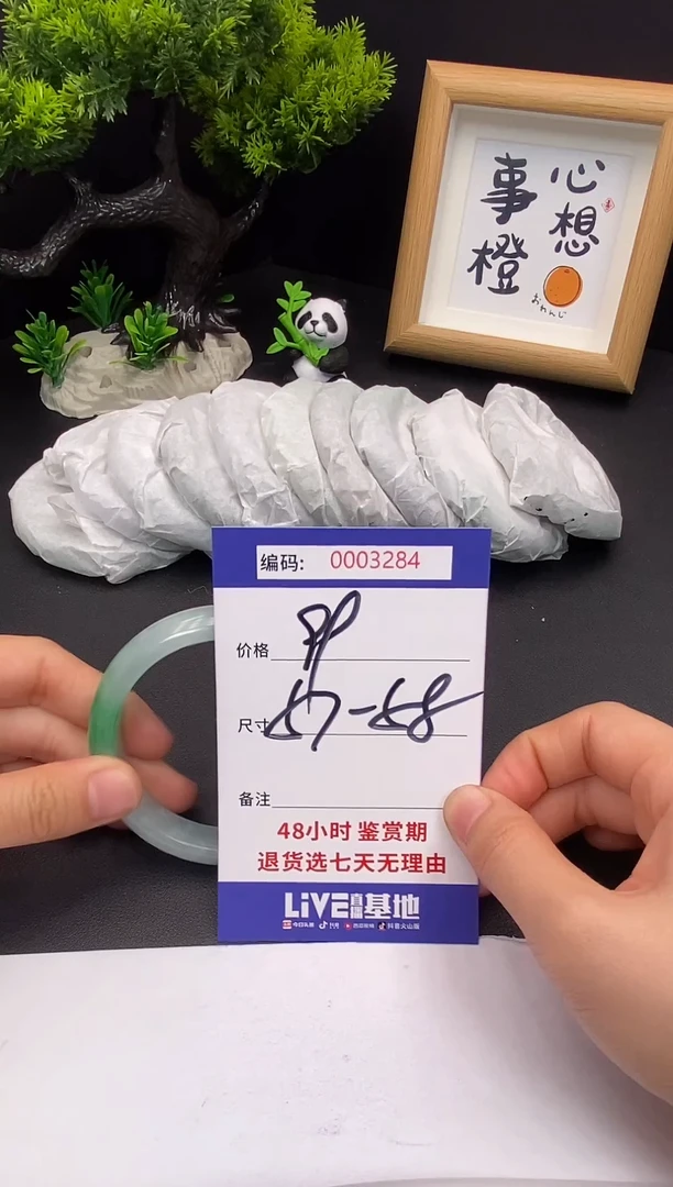 未镶嵌手镯翡翠0003284