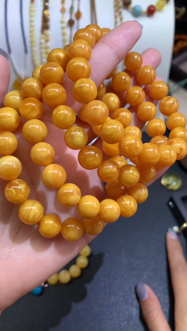 裸石蜜蜡未镶嵌手串多样性发其一A954|999