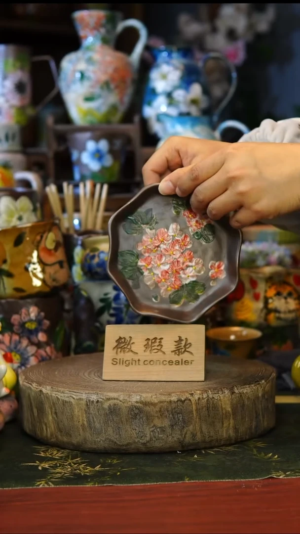 陶瓷30景德镇手工手绘釉下彩