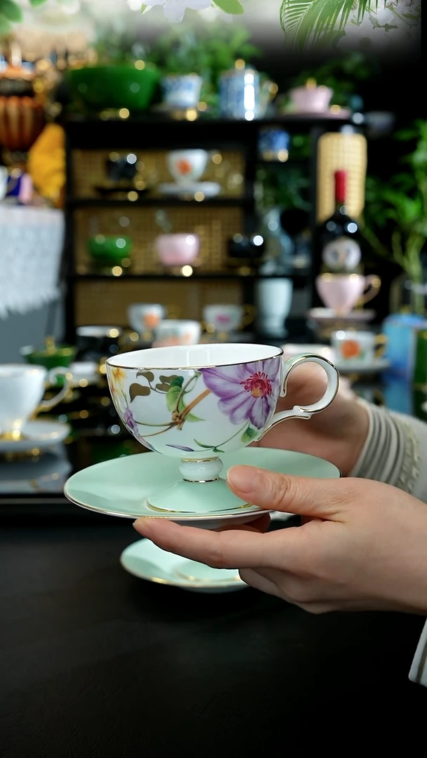 骨瓷茶咖杯碟-----西潘莲