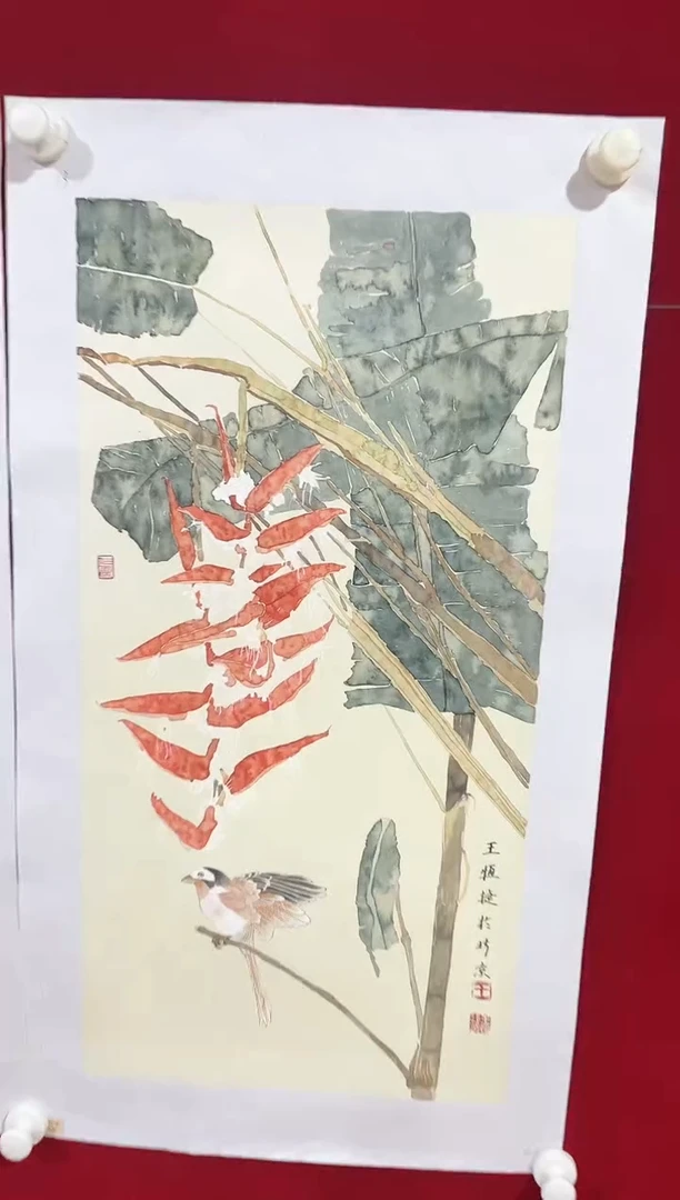 国画Y-李主任宠粉王恒捷花鸟2平尺