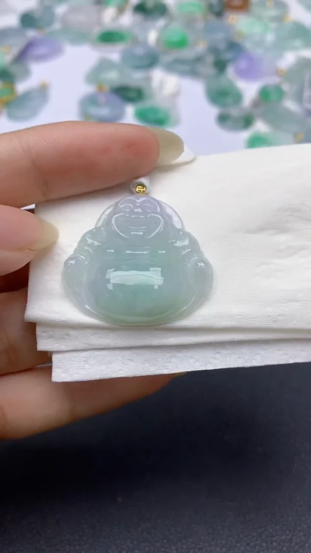 颈饰未镶嵌翡翠天然缅甸a货翡翠百元以上9元证书费自理