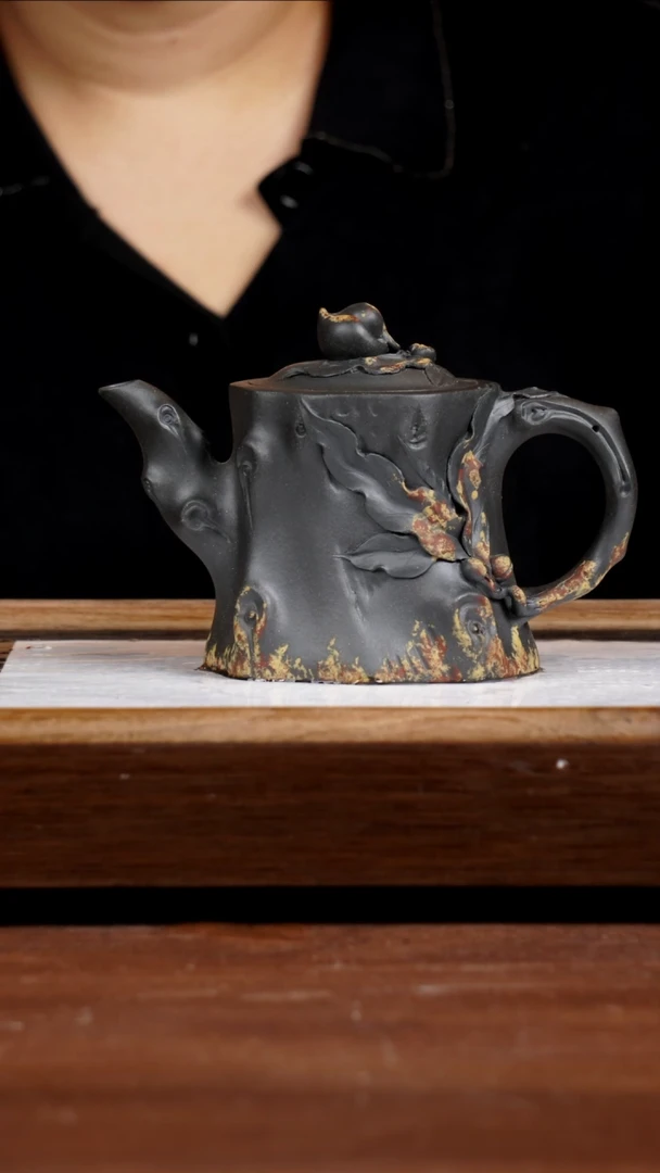 茶壶紫砂呆*老天青300CC