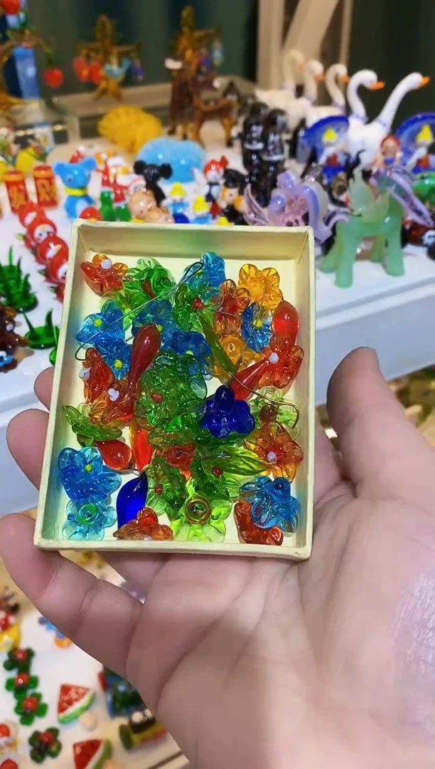 【闪购商品】琉璃手工艺品一盒花