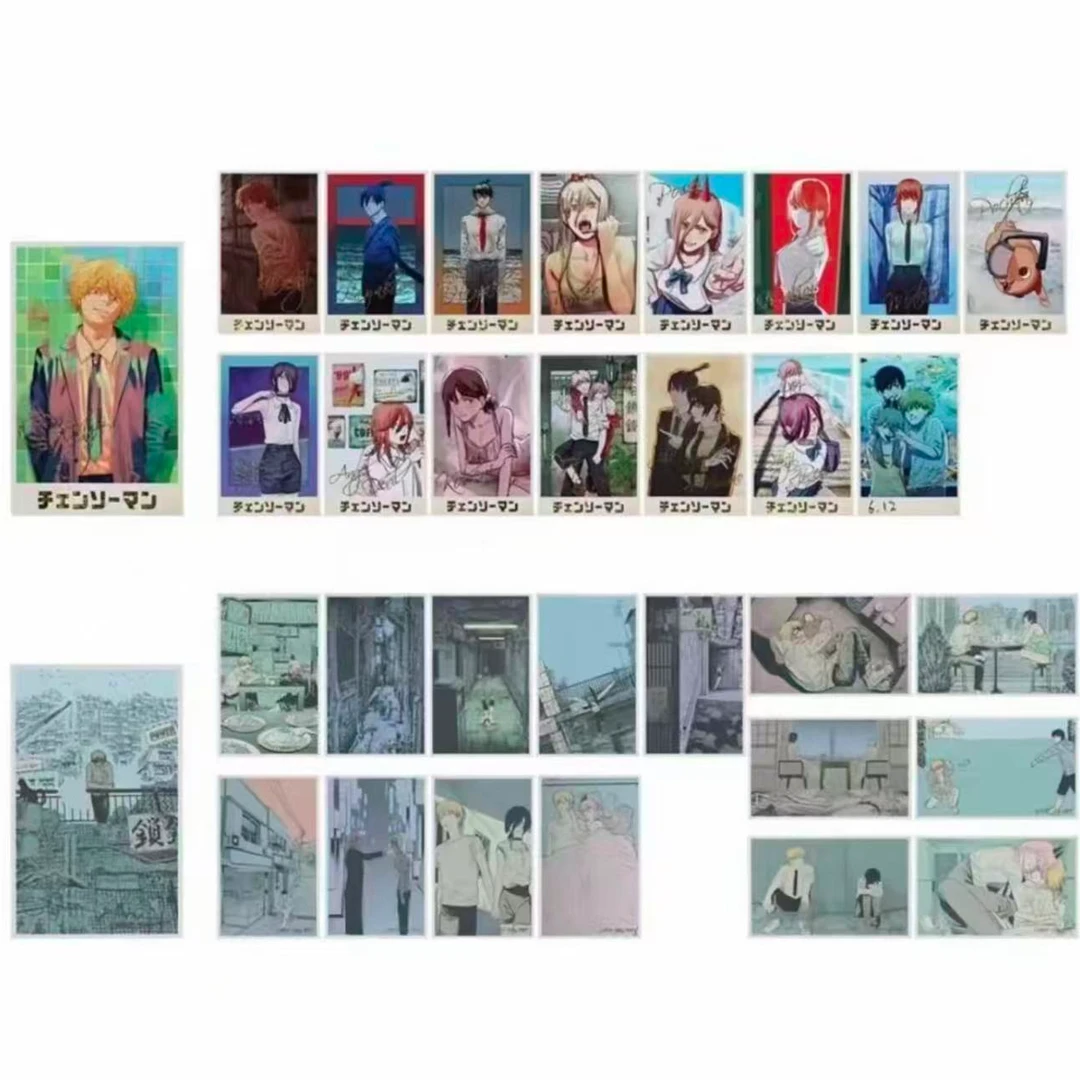 日谷正版 JS电锯人原画金属明信片 拍立得 盲袋