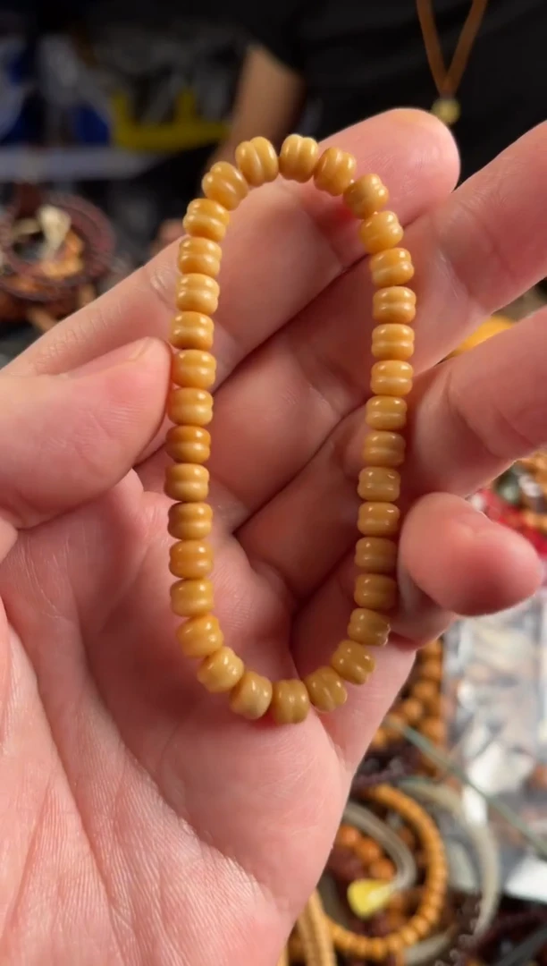 手串白玉菩提王胖子文玩工作室龙脊菩提小柿子