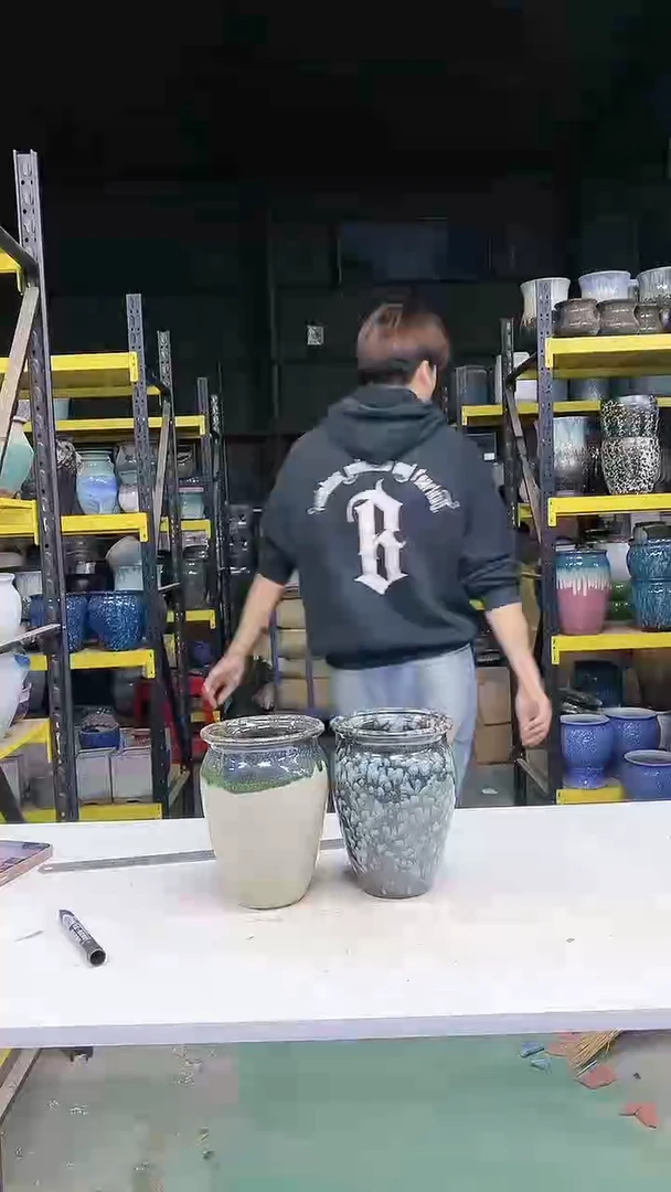 紫砂花盆宜兴紫砂粗陶花盆12*11