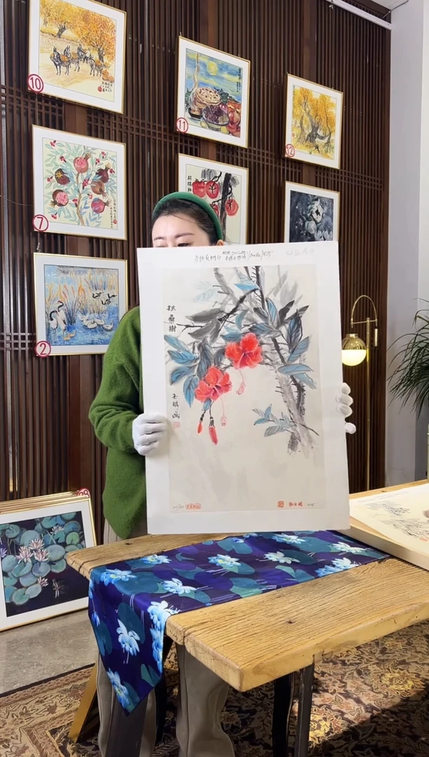 版画耿玉琨名章限量版画S