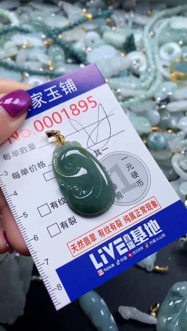 颈饰未镶嵌翡翠1895