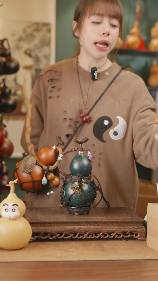 【闪购商品】224号精品天然大漆工艺防渗内胆酒葫芦~