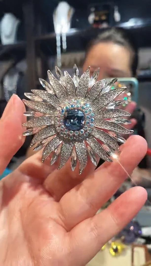 仿水晶铜合金高货 磁吸扣  大号