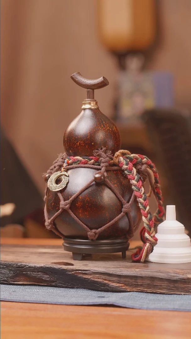 1120号链接精品大漆葫芦现货现发[一物一拍]（400ml）