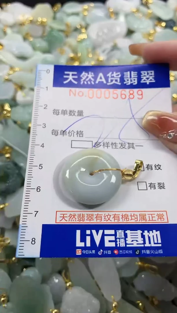 颈饰未镶嵌翡翠天然A货翡翠